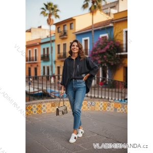 Women's Elegant Oversize Long Sweatpants (S/M/L ONE SIZE) ITALIAN FASHION IMD23634