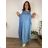 Women's Oversized Knitted Long Sleeve Sweater (S/M ONE SIZE) ITALIAN FASHION IMSN2416125 46/48/50 Light olive