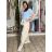 Summer dress oval short sleeve women's oversized (50/52/54 ONE SIZE) ITALIAN FASHION IM425011