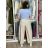 Summer dress oval short sleeve women's oversized (50/52/54 ONE SIZE) ITALIAN FASHION IM425011
