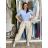 Summer dress oval short sleeve women's oversized (50/52/54 ONE SIZE) ITALIAN FASHION IM425011