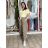 Summer dress oval short sleeve women's oversized (50/52/54 ONE SIZE) ITALIAN FASHION IM425011