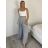 Women's short sleeve summer casual dress (S/M/L ONE SIZE) ITALIAN FASHION IMWGB25022 S / M / L white