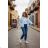 Women's Elegant Oversize Long Sweatpants (S/M/L ONE SIZE) ITALIAN FASHION IMD23634