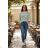 Women's Elegant Oversize Long Sweatpants (S/M/L ONE SIZE) ITALIAN FASHION IMD23634