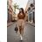 Women's Elegant Oversize Long Sweatpants (S/M/L ONE SIZE) ITALIAN FASHION IMD23634