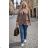 Women's Elegant Oversize Long Sweatpants (S/M/L ONE SIZE) ITALIAN FASHION IMD23634