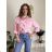 Women's Medium Length Skirt (S/M ONE SIZE) ITALIAN FASHION IMM23HG3154 pink S / M / L