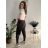 Elegant trousers with belt for women (M/L/XL ONE SIZE) ITALIAN FASHION IMD26060 green khaki M/L/XL
