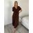 Women's short sleeve summer casual dress (S/M/L ONE SIZE) ITALIAN FASHION IMWGB25022