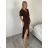 Women's short sleeve summer casual dress (S/M/L ONE SIZE) ITALIAN FASHION IMWGB25022
