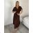 Women's short sleeve summer casual dress (S/M/L ONE SIZE) ITALIAN FASHION IMWGB25022