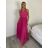 Long summer dress for women (S / M ONE SIZE) ITALIAN FASHION IMWB222567