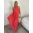 Long summer dress for women (S / M ONE SIZE) ITALIAN FASHION IMWB222567 S / M / L beige