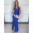 Elegant formal dress with straps for women (S / M ONE SIZE) ITALIAN FASHION IM321576