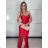 Elegant formal dress with straps for women (S / M ONE SIZE) ITALIAN FASHION IM321576