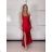 Elegant formal dress with straps for women (S / M ONE SIZE) ITALIAN FASHION IM321576 S / M beige