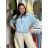 Sleeveless jacket long sleeve (uni sl) ITALIAN Fashion IMC17326 S / M / L Light blue