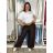 Elegant trousers with belt for women (S/M/L ONE SIZE) ITALIAN FASHION IM425057
