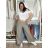 Elegant trousers with belt for women (S/M/L ONE SIZE) ITALIAN FASHION IM425057
