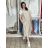 Women's Oversized Knitted Long Sleeve Sweater (S/M ONE SIZE) ITALIAN FASHION IMSN2416125 44/46/48 light beige
