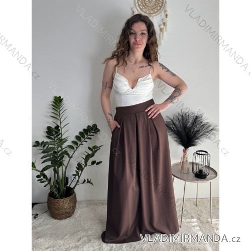 Women's long skirt at the waist for flip flops (UNI S-L) ITALIAN FASHION IM420027