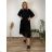 Women's Long Chiffon Short Sleeve Dress (S/M ONE SIZE) ITALIAN FASHION IMWGM23456