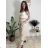Summer dress oval short sleeve women's oversized (50/52/54 ONE SIZE) ITALIAN FASHION IM425011