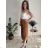 Women's Long Summer Pants with Belt (S/M ONE SIZE) ITALIAN FASHION IMD24080