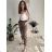Elegant trousers with belt 3/4 short women's (S/M/L ONE SIZE) ITALIAN FASHION IMPLI257048