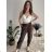 Elegant trousers with belt 3/4 short women's (S/M/L ONE SIZE) ITALIAN FASHION IMPLI257048