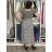 Short summer dress with pockets, short sleeves, women's oversized (42/44/46 ONE SIZE) ITALIAN FASHION IMSM26088