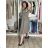 Summer dress oval short sleeve women's oversized (50/52/54 ONE SIZE) ITALIAN FASHION IM425011