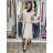 Summer dress oval short sleeve women's oversized (50/52/54 ONE SIZE) ITALIAN FASHION IM425011