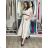 Long elegant summer dress with belt, short sleeves, women's oversized (46/48/50 ONE SIZE) ITALIAN FASHION IM426175