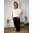 Women's Summer Long Harem Pants (42/44/46 ONE SIZE) ITALIAN FASHION IM424361