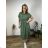 Shirt 3/4 sleeve ladies strip (4XL/5XL ONE SIZE) ITALSKÁ MÓDA IM422026