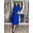 Women's Long Sleeve Belted Shirt Dress (S/M ONE SIZE) ITALIAN FASHION IMPSH24210151