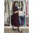 Women's Long Sleeve Belted Shirt Dress (S/M ONE SIZE) ITALIAN FASHION IMPSH24210151