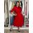 Women's Long Sleeve Belted Shirt Dress (S/M ONE SIZE) ITALIAN FASHION IMPSH24210151