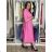 Women's Long Sleeve Belted Shirt Dress (S/M ONE SIZE) ITALIAN FASHION IMPSH24210151