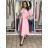 Women's Long Sleeve Belted Shirt Dress (S/M ONE SIZE) ITALIAN FASHION IMPSH24210151 M/L/XL olive green