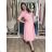 Women's Long Sleeve Belted Shirt Dress (S/M ONE SIZE) ITALIAN FASHION IMPSH24210151