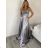 Long summer dress with straps for women (XS/S/M ONE SIZE) ITALIAN FASHION IMPBB24B24780