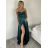 Long summer dress with straps for women (XS/S/M ONE SIZE) ITALIAN FASHION IMPBB24B24780