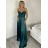 Long summer dress with straps for women (XS/S/M ONE SIZE) ITALIAN FASHION IMPBB24B24780