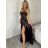 Long summer dress with straps for women (XS/S/M ONE SIZE) ITALIAN FASHION IMPBB24B24780