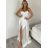 Long summer dress with straps for women (XS/S/M ONE SIZE) ITALIAN FASHION IMPBB24B24780
