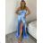 Long summer dress with straps for women (XS/S/M ONE SIZE) ITALIAN FASHION IMPBB24B24780