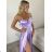 Long summer dress with straps for women (XS/S/M ONE SIZE) ITALIAN FASHION IMPBB24B24780